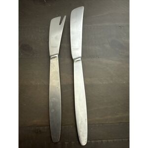 VTG Arthur Salm Delmonico Snack Set ,cheese Knife, butter Knife Austria